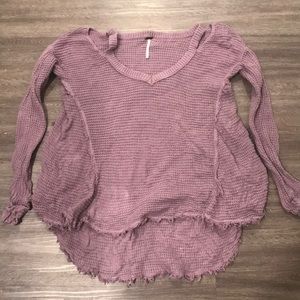 Free People Cold Shoulder Sweater